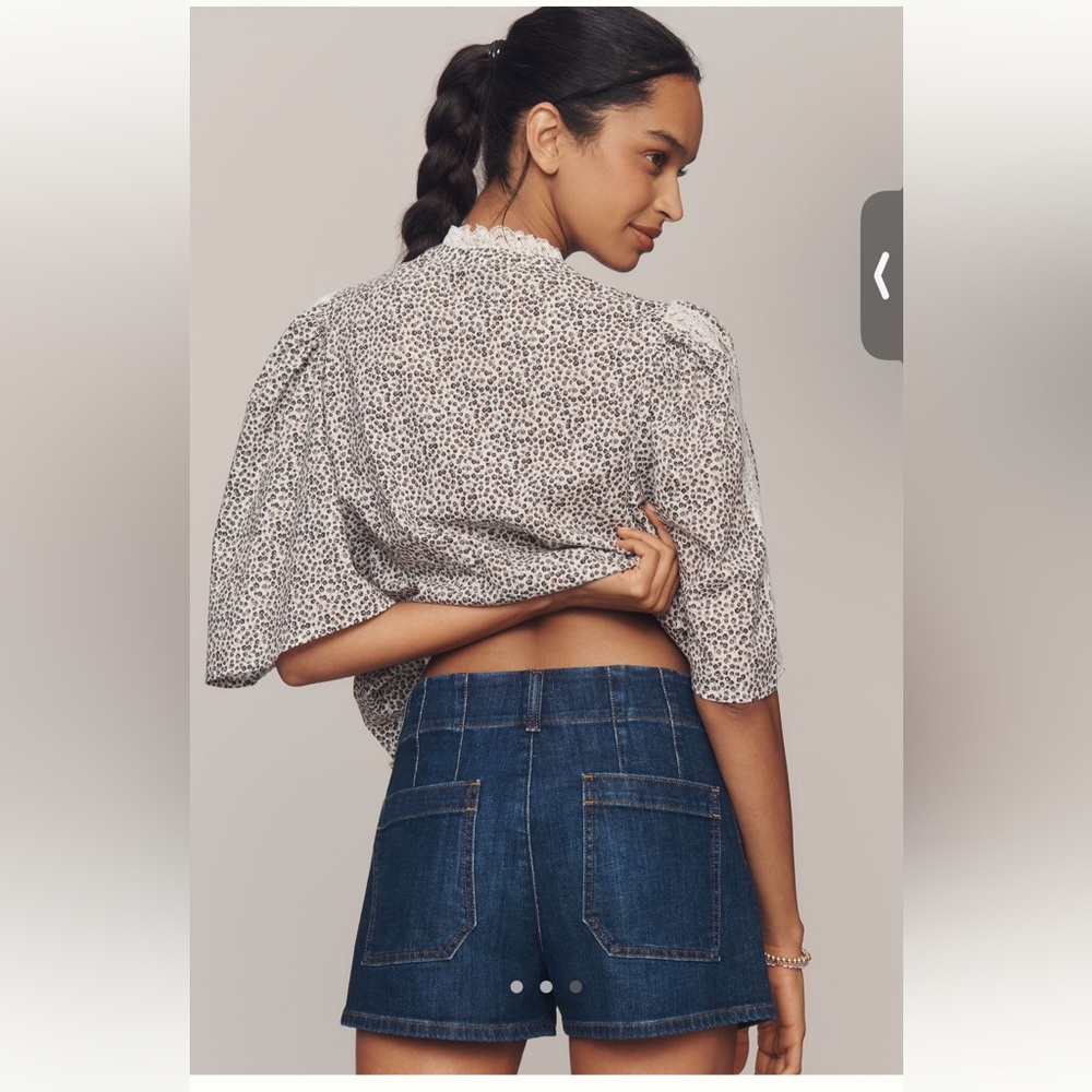 Maeve The Colette Denim Shorts - Picture 2 of 5